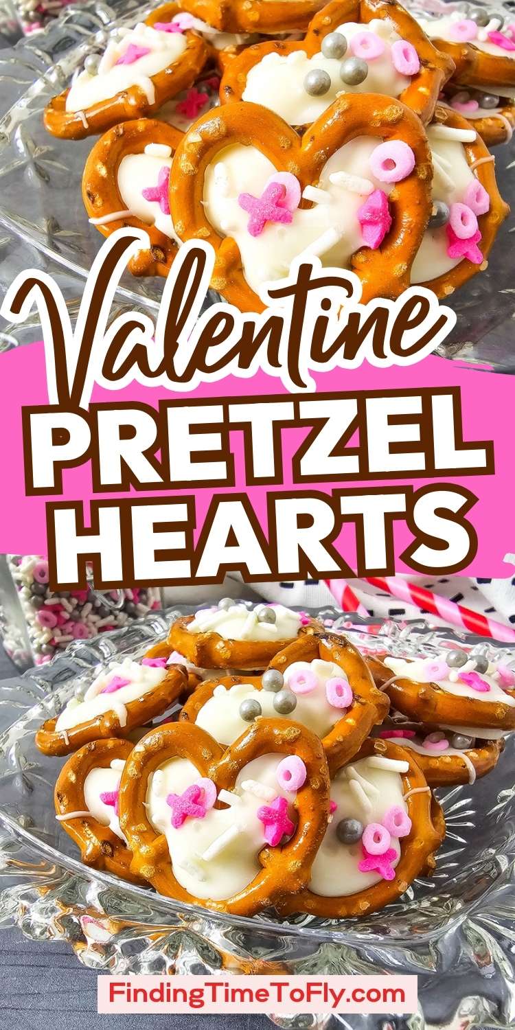 White Chocolate Pretzels for Valentine's Day