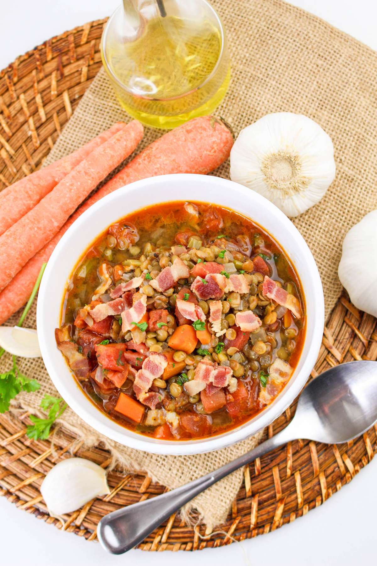 Bacon Lentil Soup
