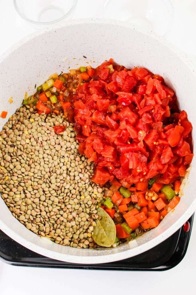 Add beans and tomatoes