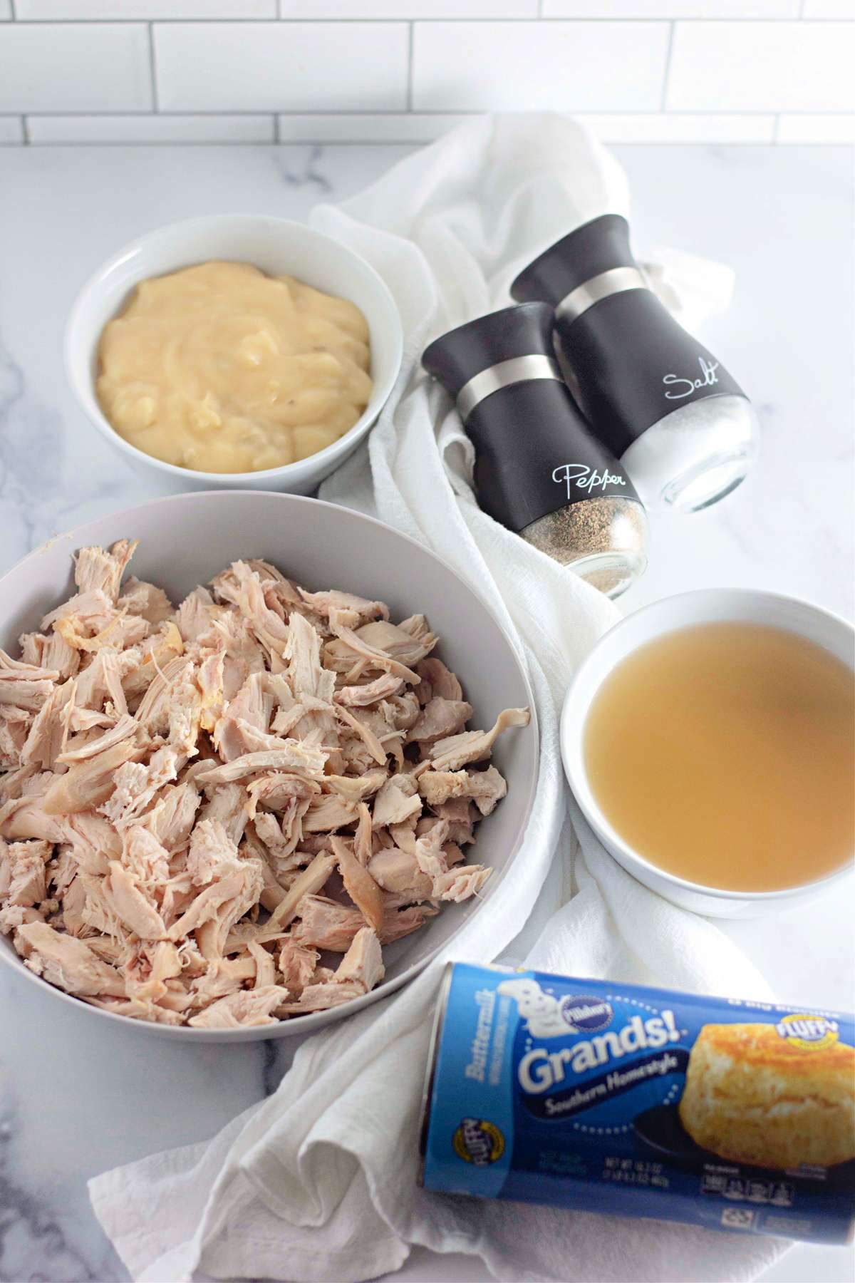Ingredients for Dutch Oven Chicken and Dumplings
