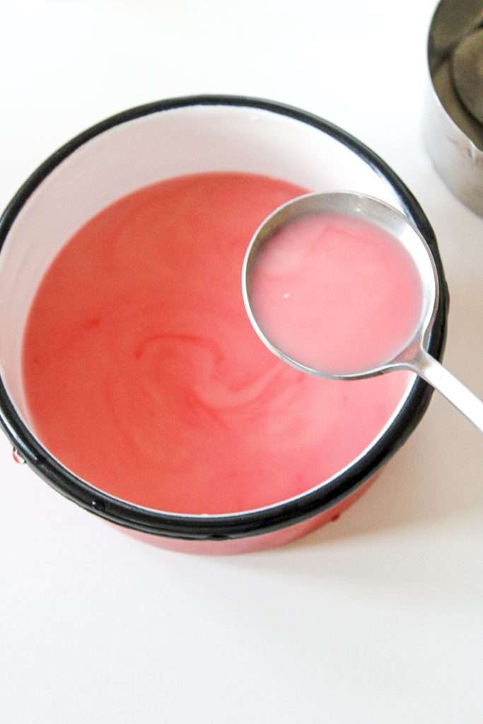 Stir until color is even