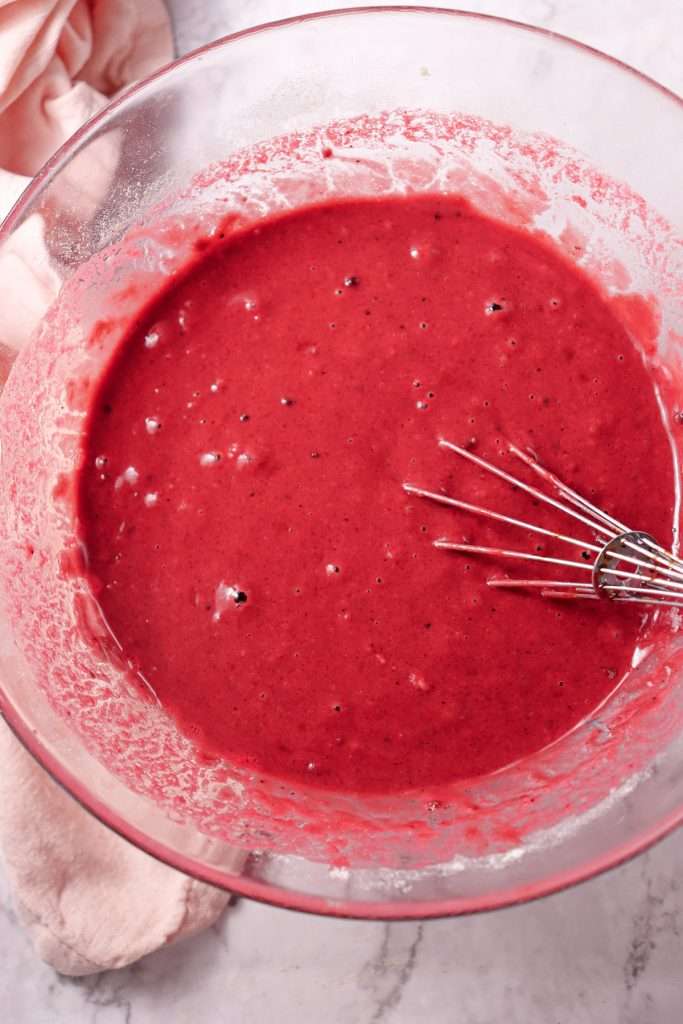 Mix wet ingredients well