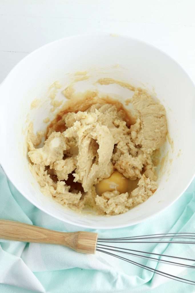Add egg and vanilla