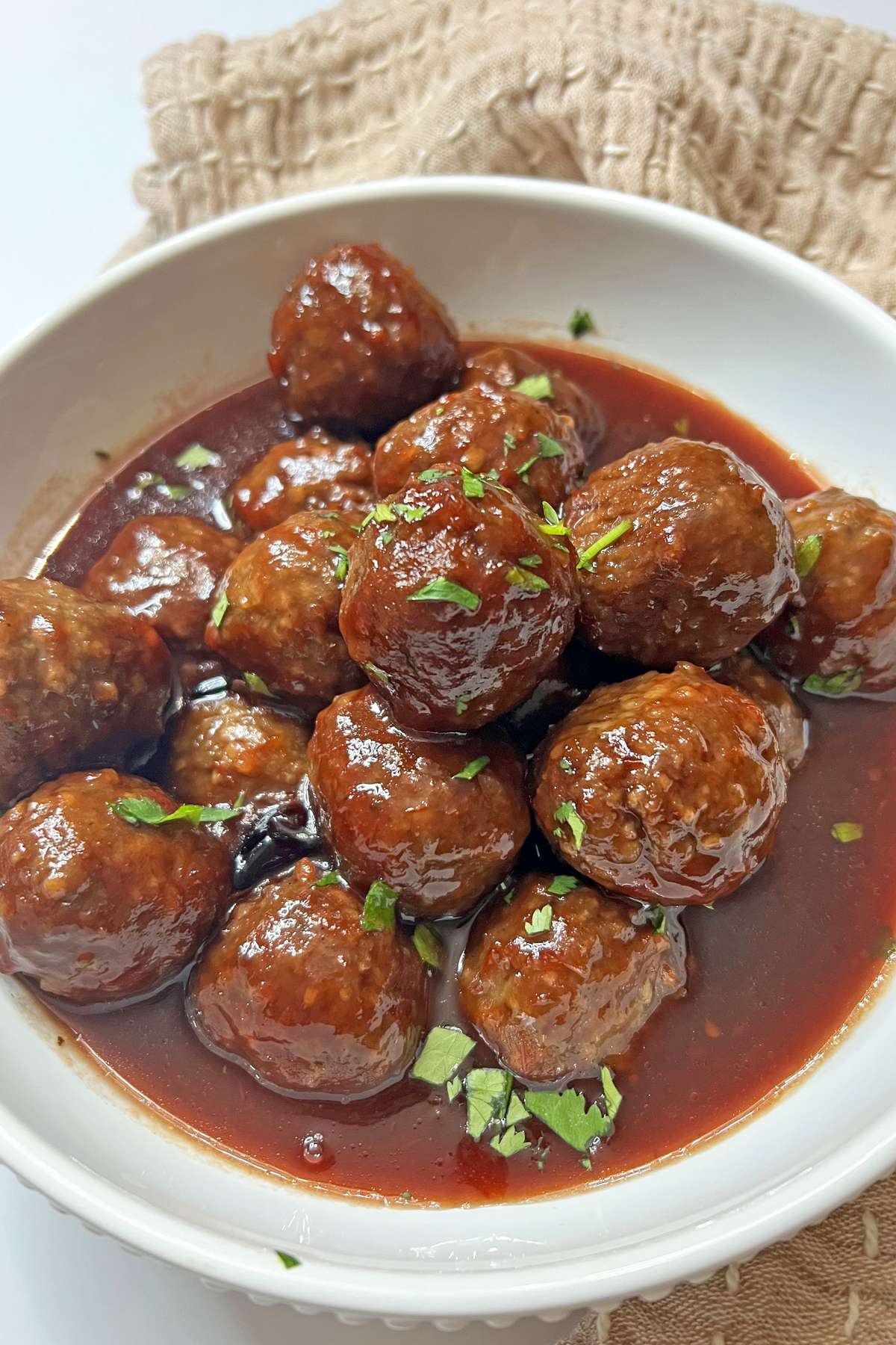 Meatballs with Grape Jelly and Chili Sauce