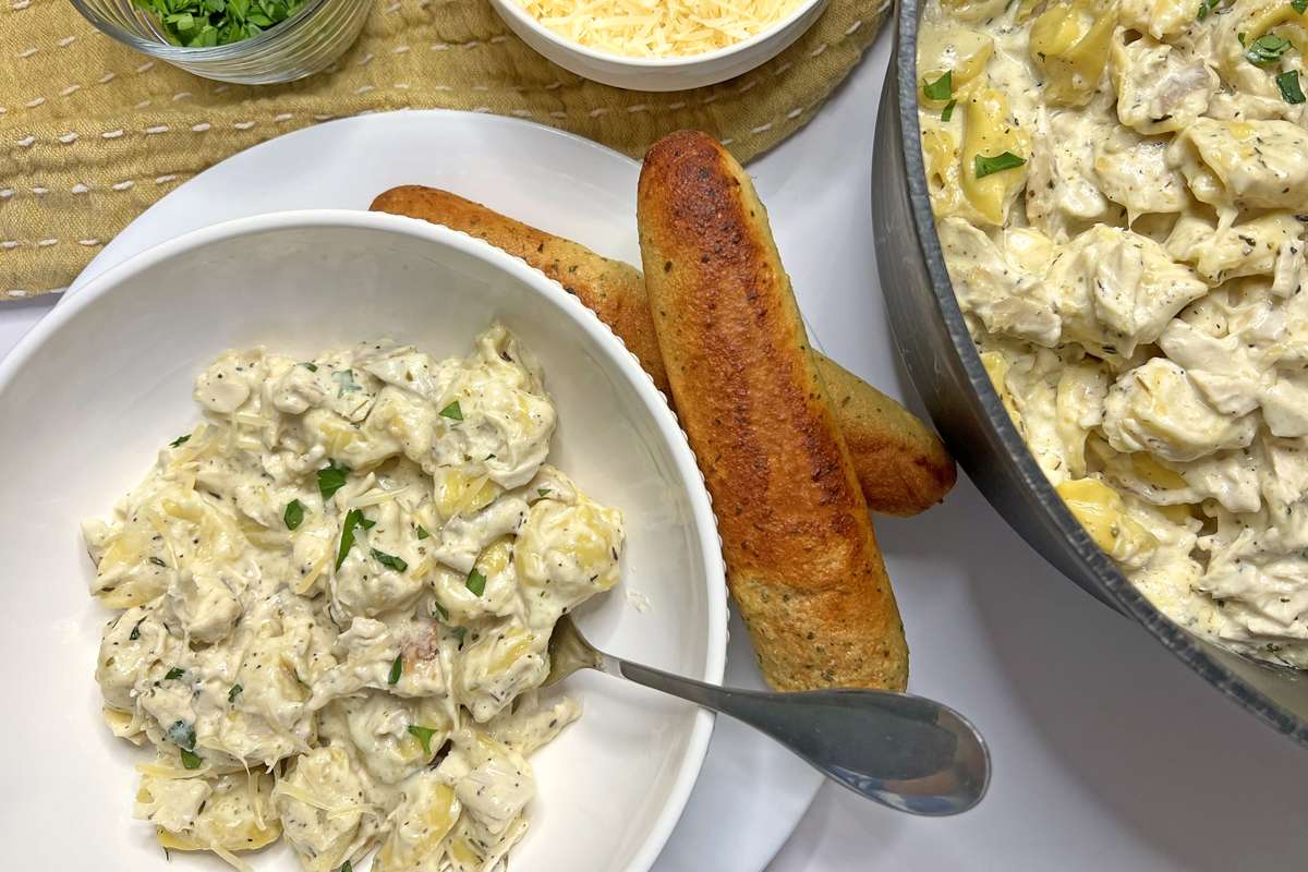 Alfredo Tortellini Chicken