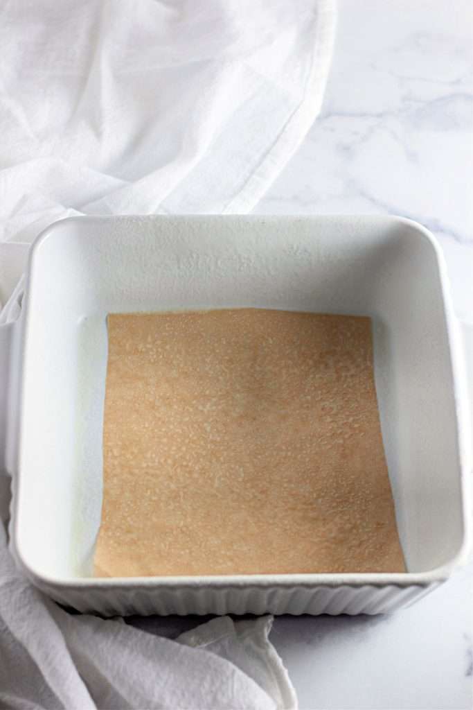 Prepare a microwave safe baking dish