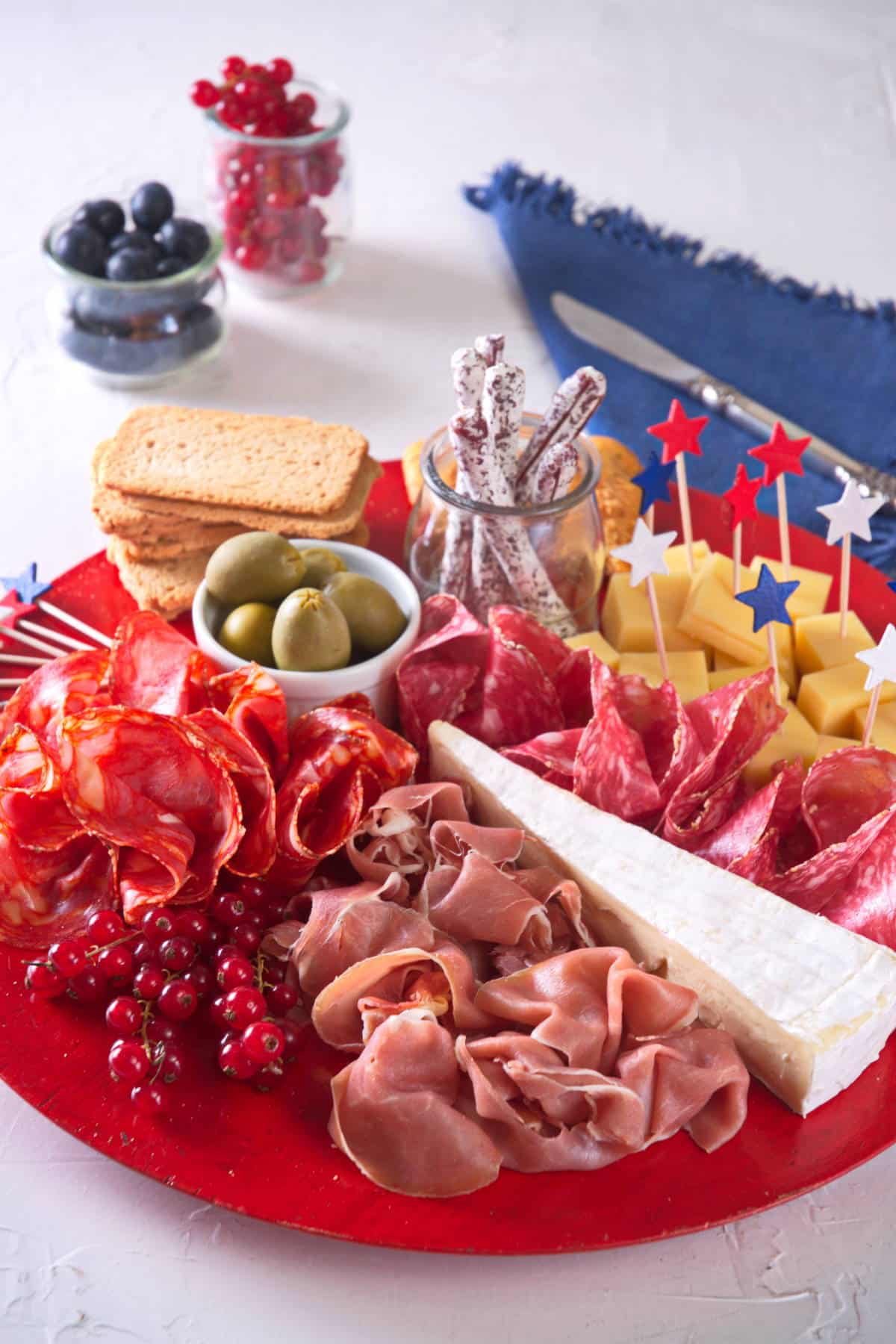 Fourth of July Charcuterie Board
