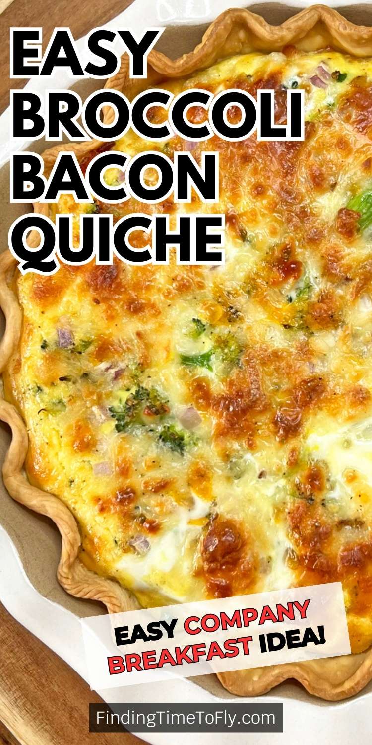 Quiche with Bacon and Broccoli