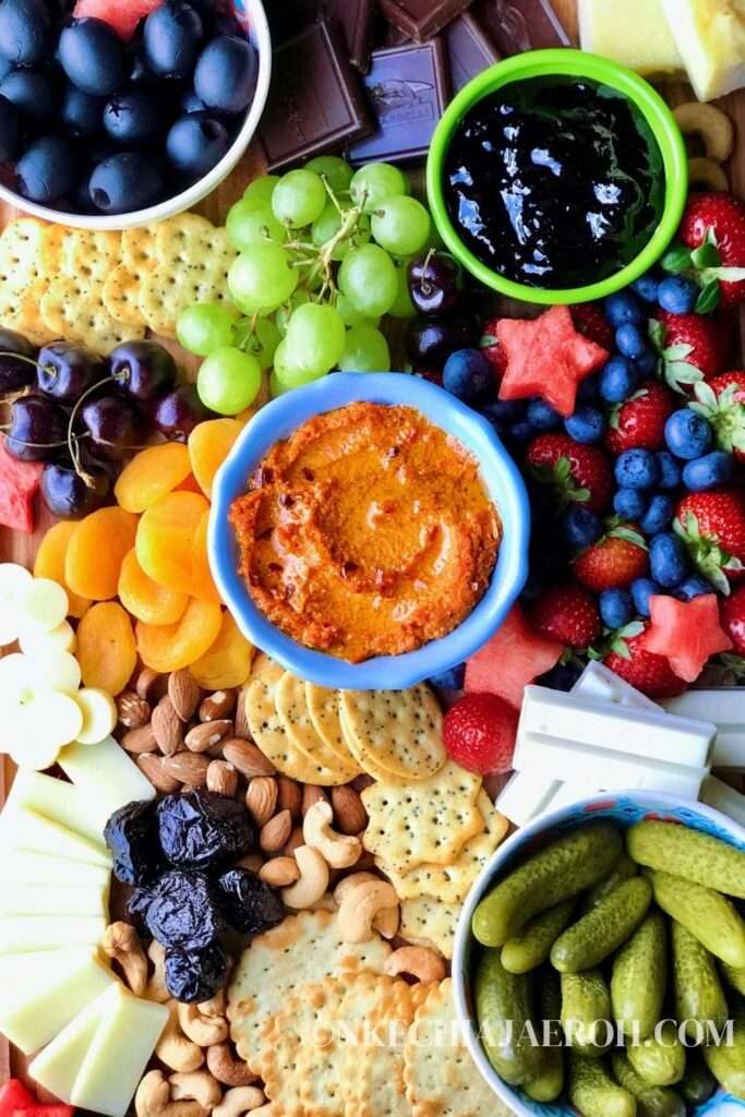 Healthy Charcuterie Board - No Meat