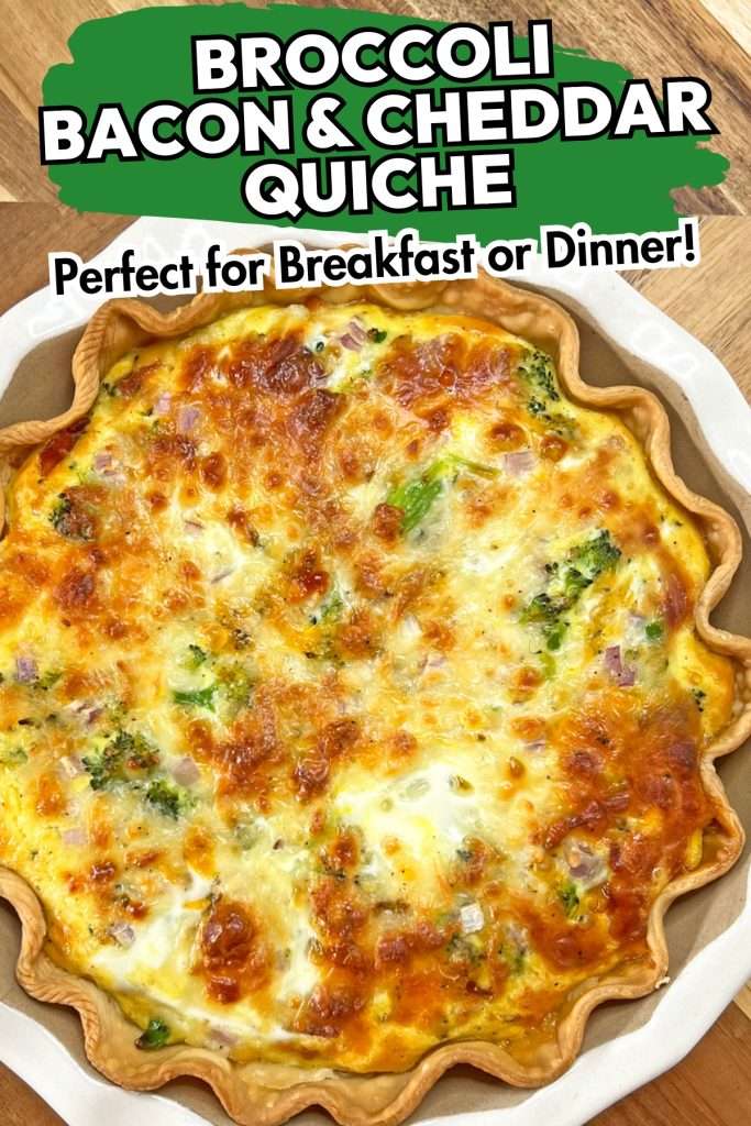 Quiche with Bacon and Broccoli