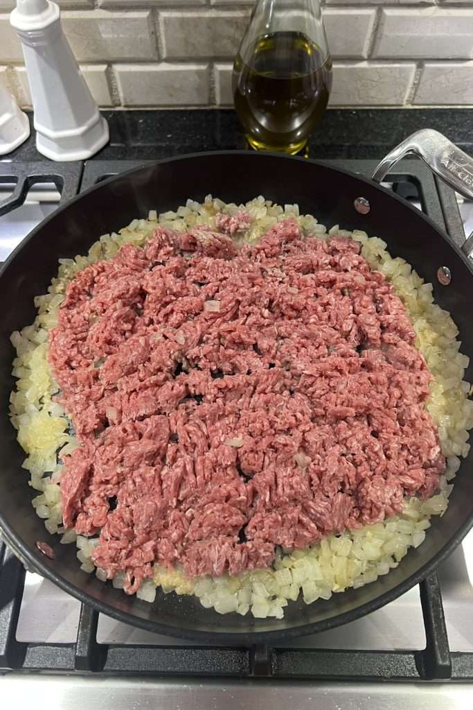 Add ground beef