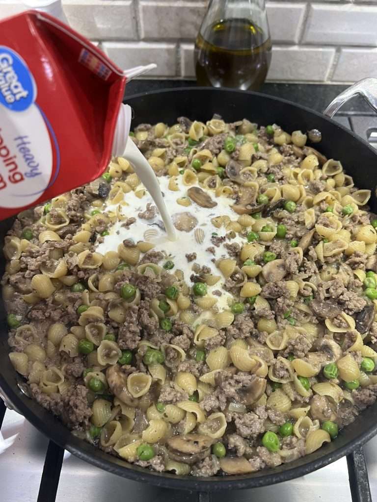 Add heavy cream