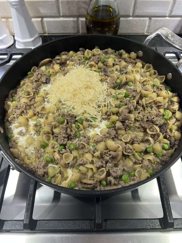 Add parmesan cheese