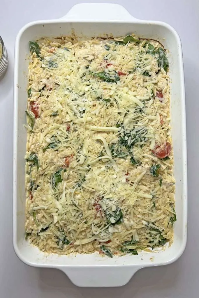 Top with shredded cheese
