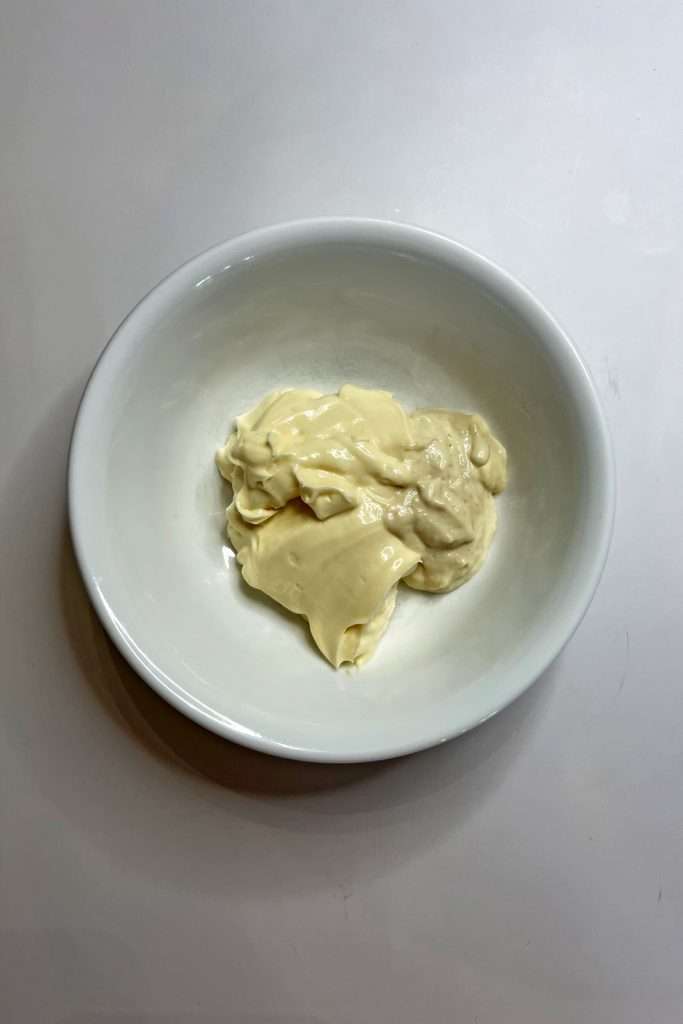 Combine mayonnaise and horseradish sauce