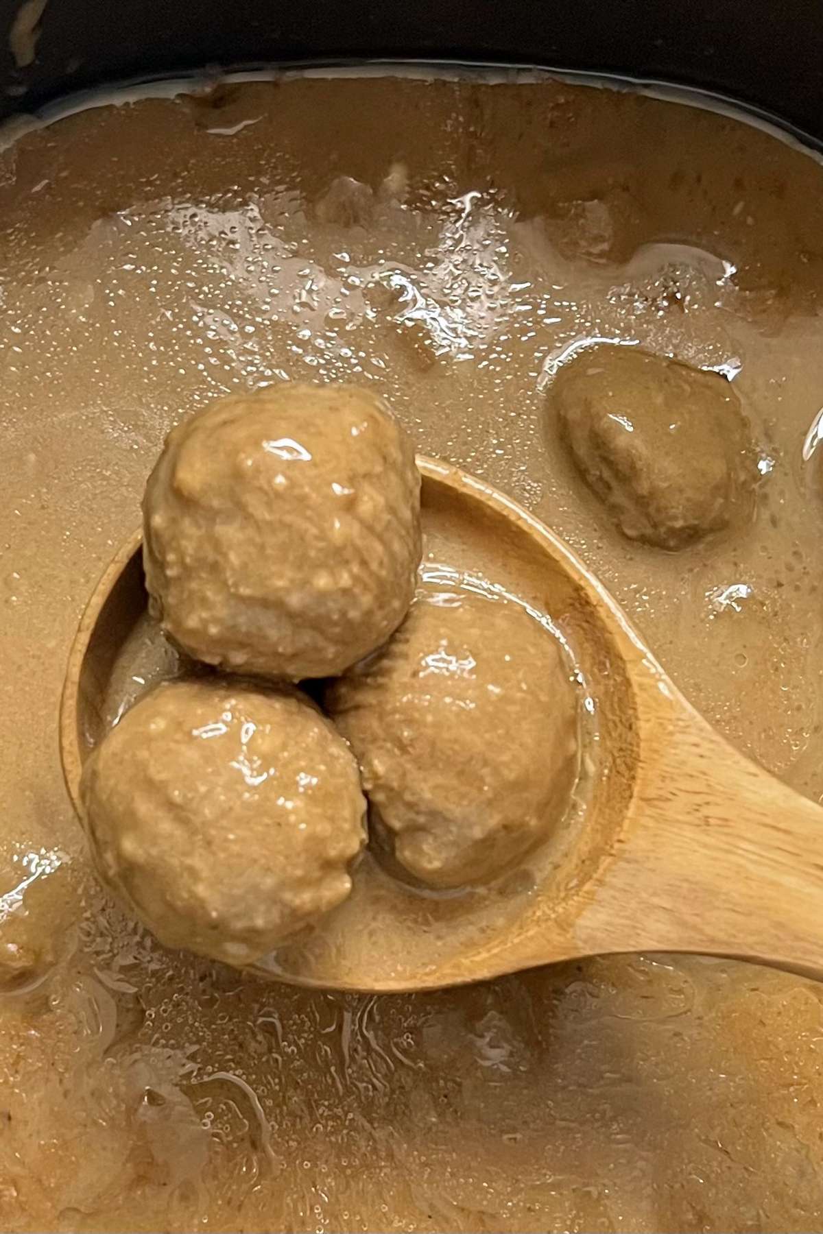 Slow Cooker Salisbury Steak Meatballs