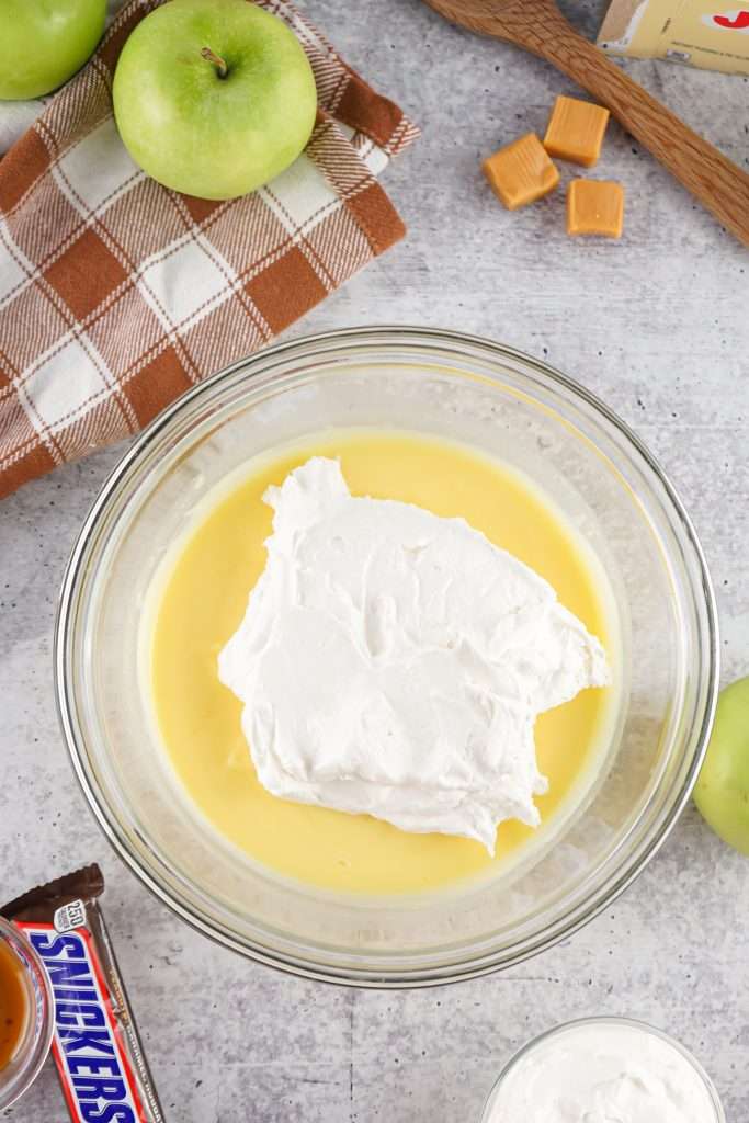 Add whipped topping