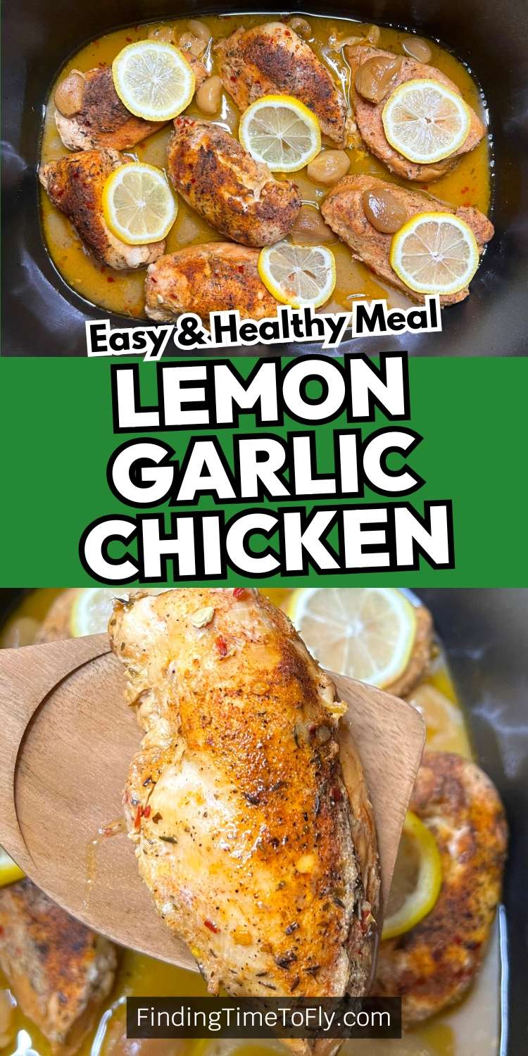 Crockpot Lemon Garlic Chicken