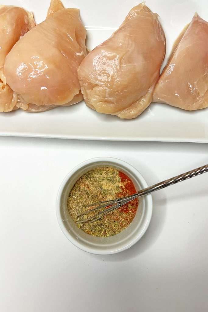 Mix seasonings