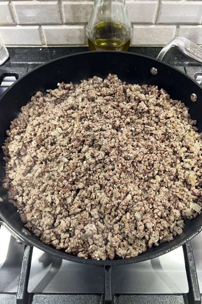 Cook until all flour is absorbed.