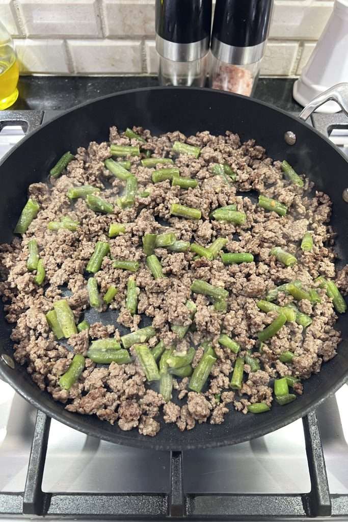 Stir and heat.
