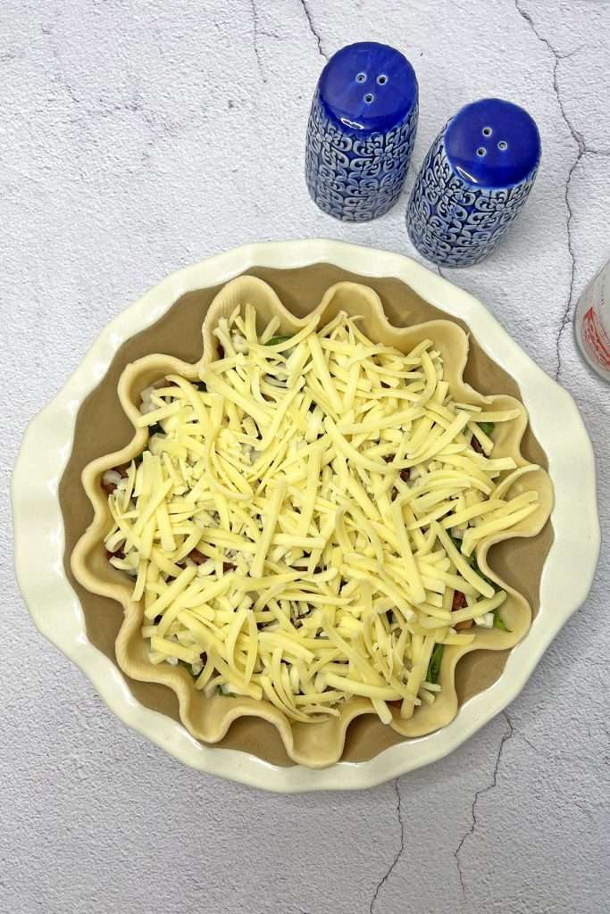 Top with shredded cheese