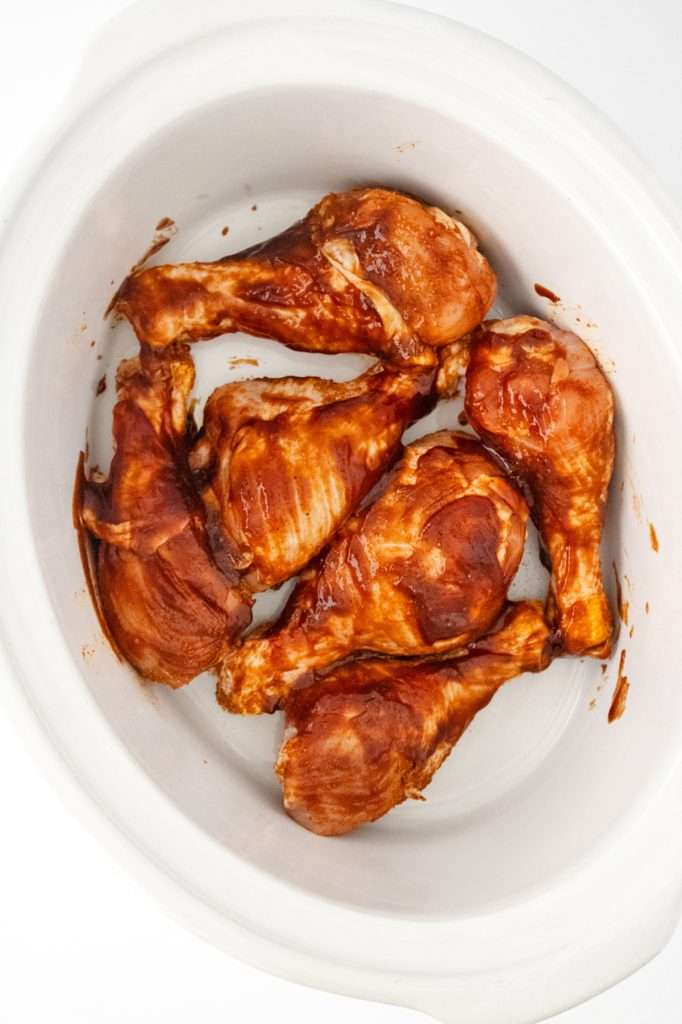Brush with barbecue sauce.