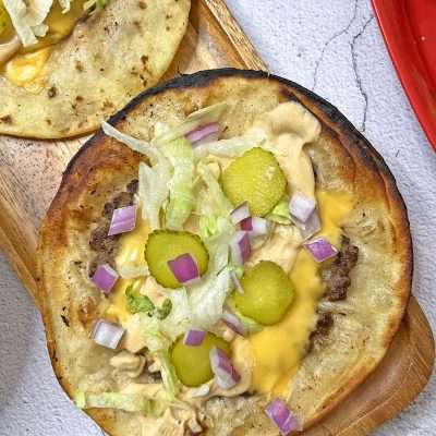 Smashed Burger Tacos