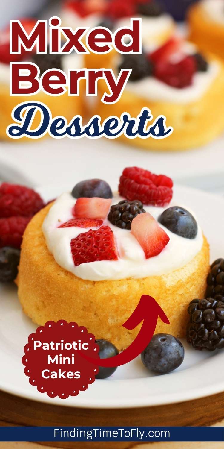 Mixed Berry Cakes