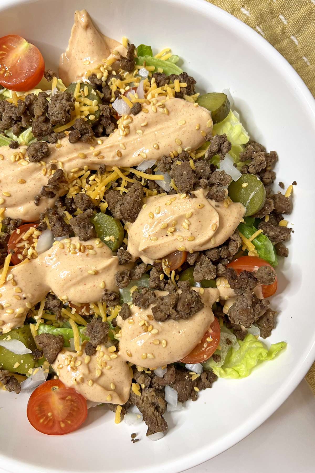 Big Mac Salad Recipe