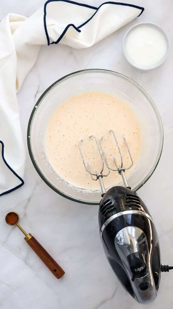 Blend wet ingredients