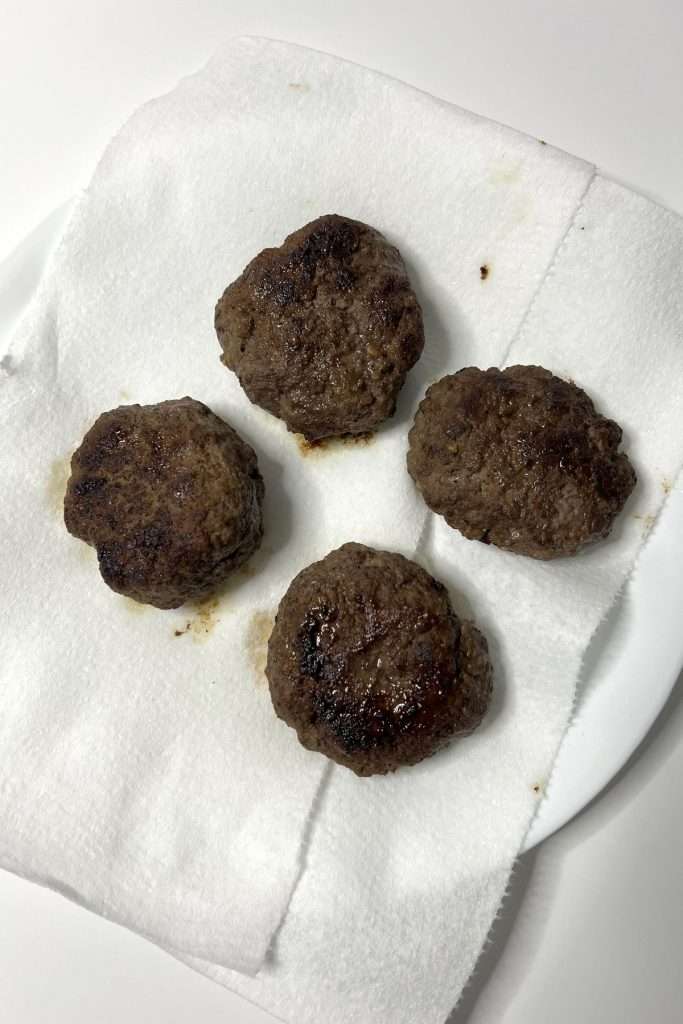Place on a paper towel lined plate.