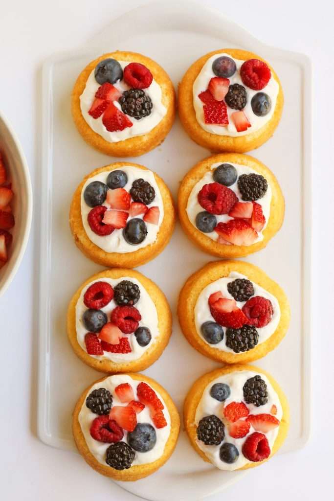 Mixed Berry Cakes