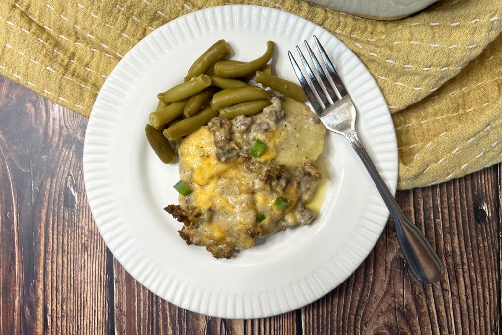 Cheesy Hamburger Potato Casserole
