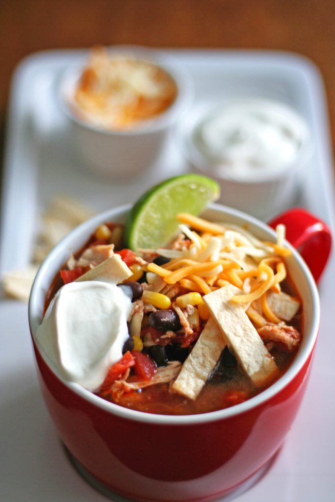 Slow Cooker Chicken Taco Soup
