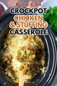 Crockpot Chicken and Stuffing Casserole