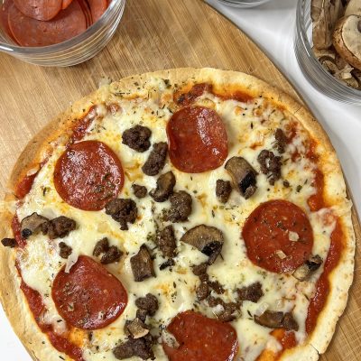 Air Fryer Tortilla Pizza