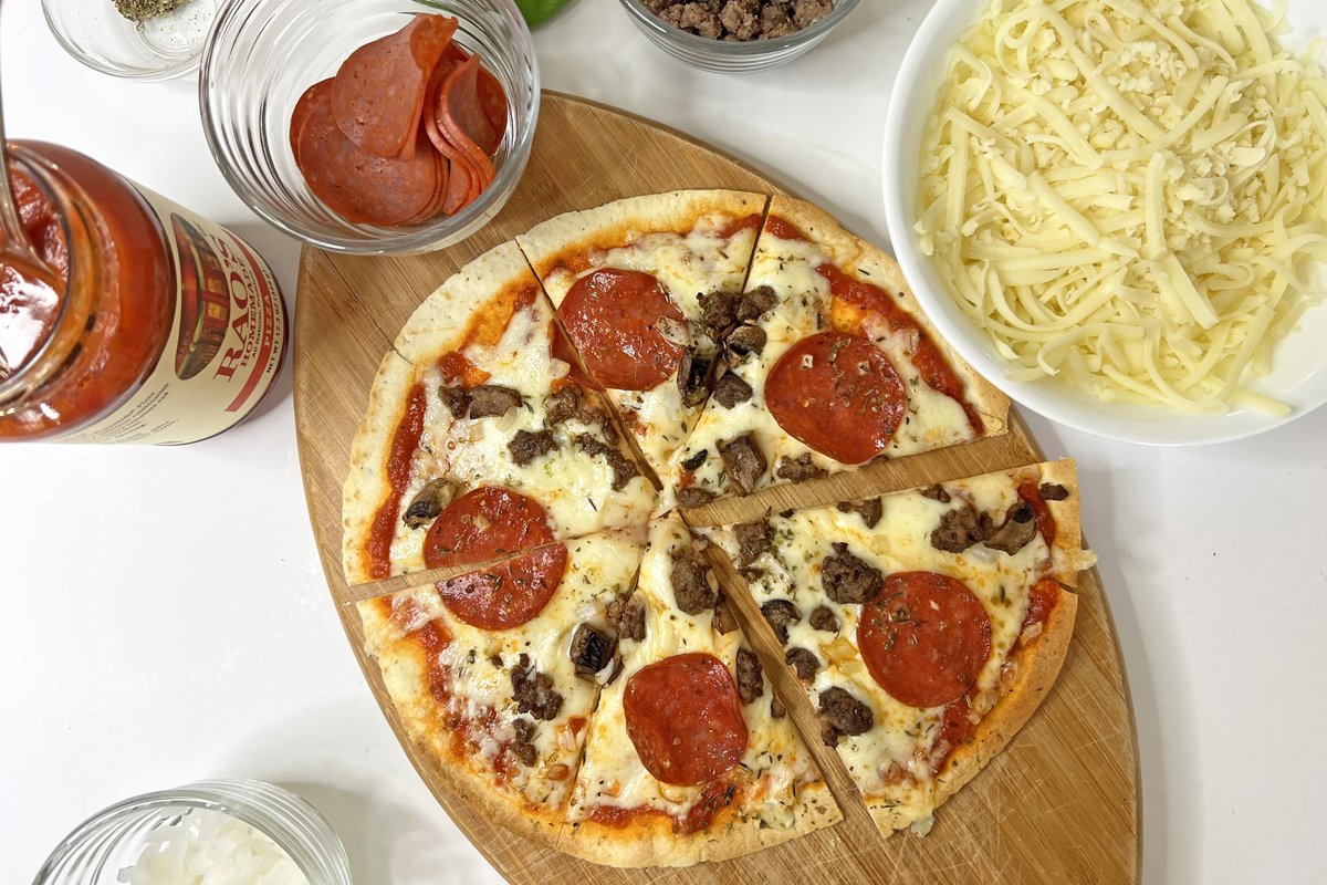 Air Fryer Tortilla Pizza
