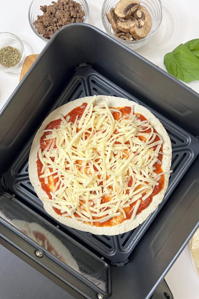 Top with cheese.