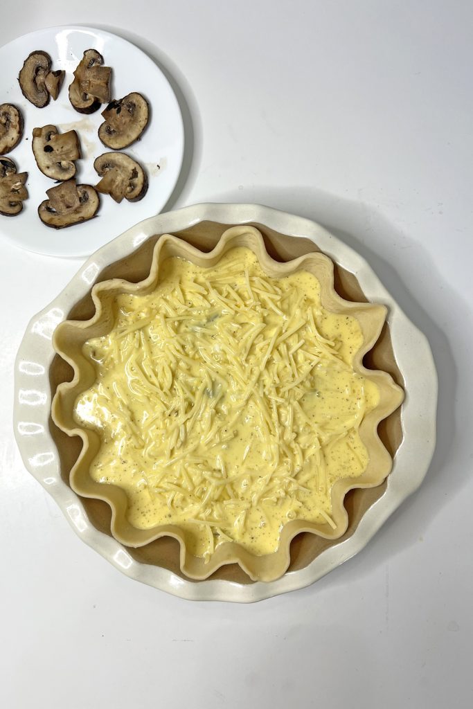 Pour into the crust.