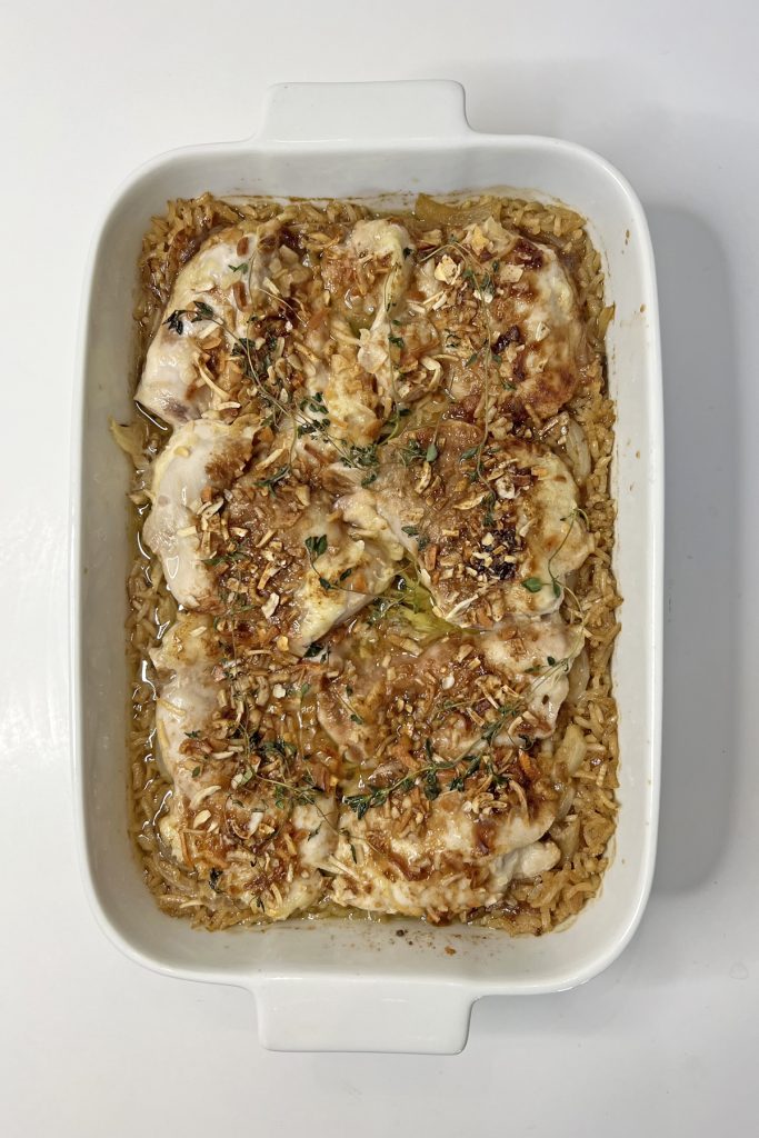 Carefully remove the aluminum foil.