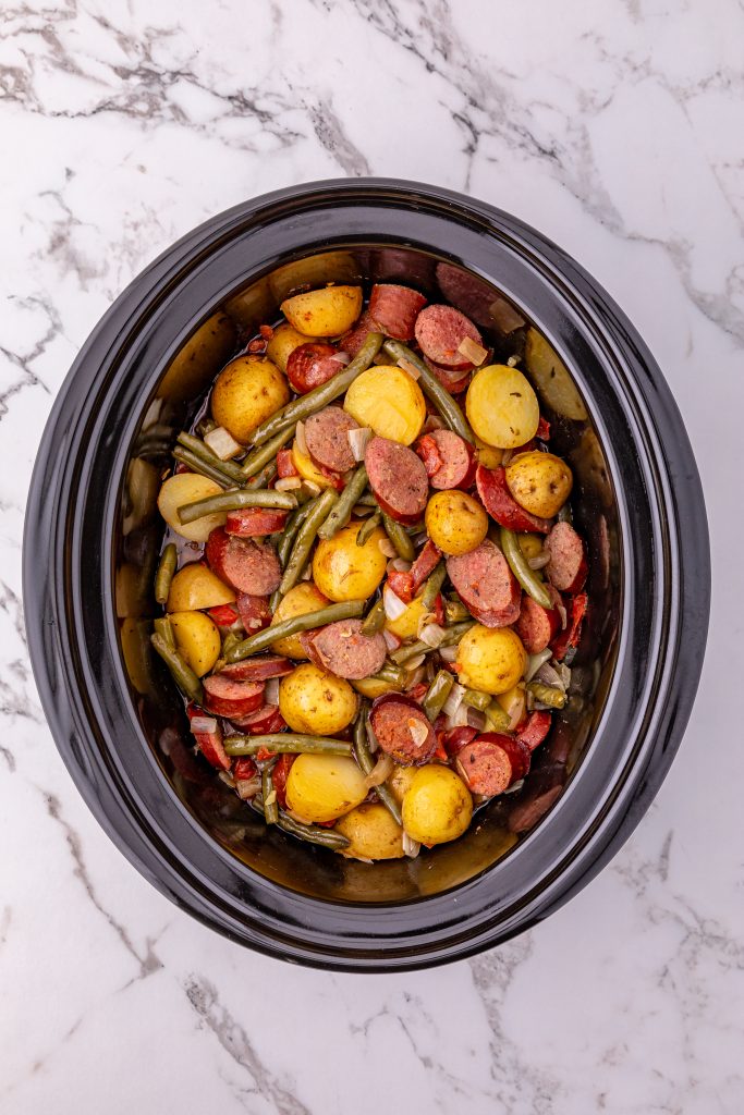 Slow Cooker Sausage and Potatoes
