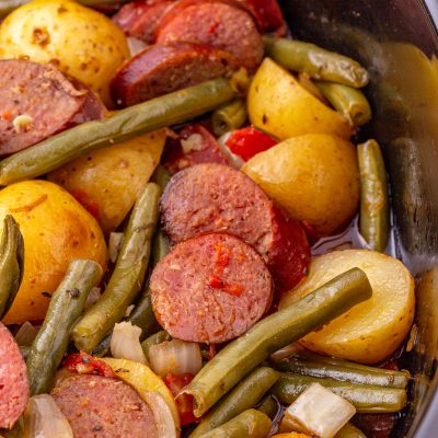 Slow Cooker Sausage and Potatoes