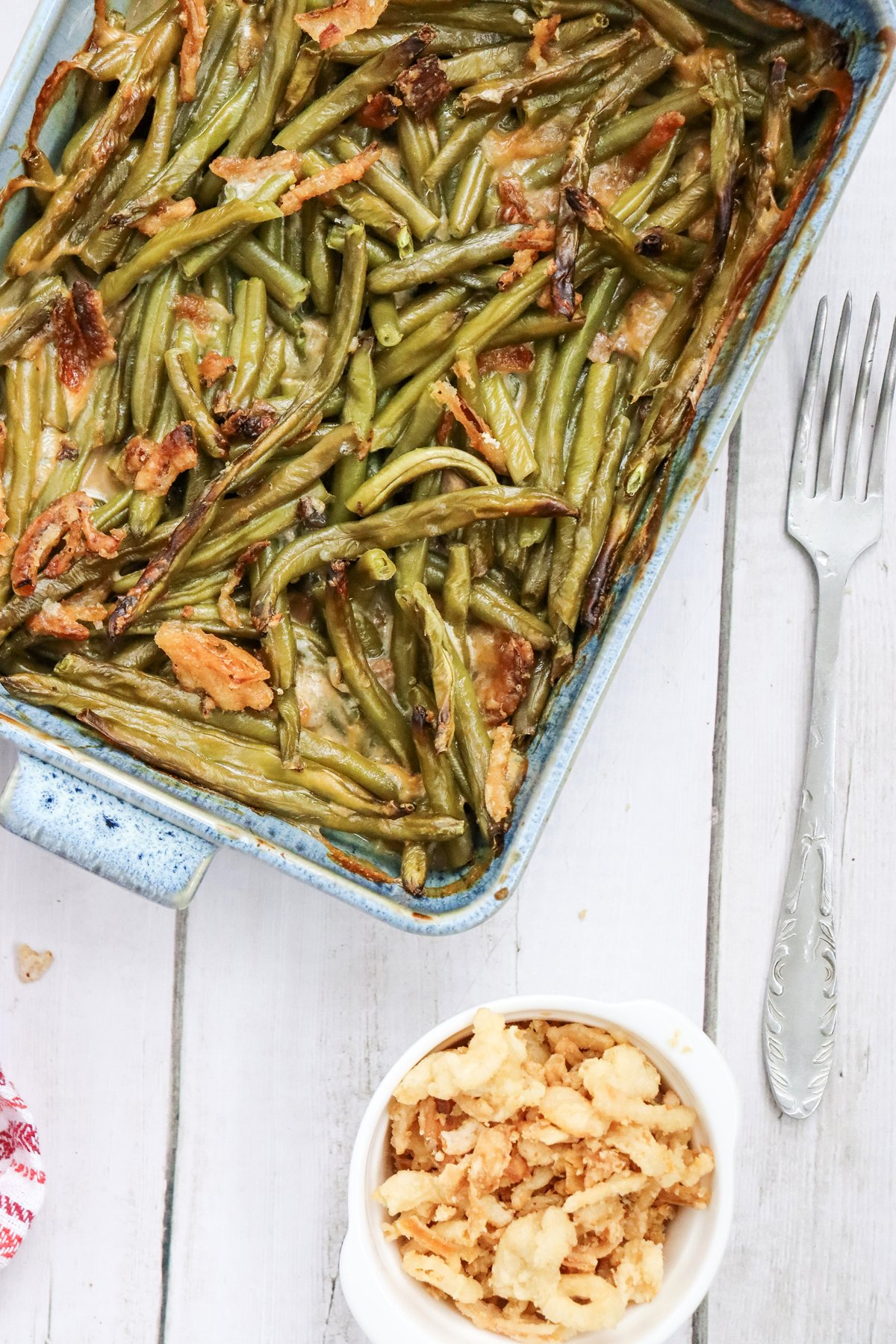 Fresh Green Beans in Green Bean Casserole