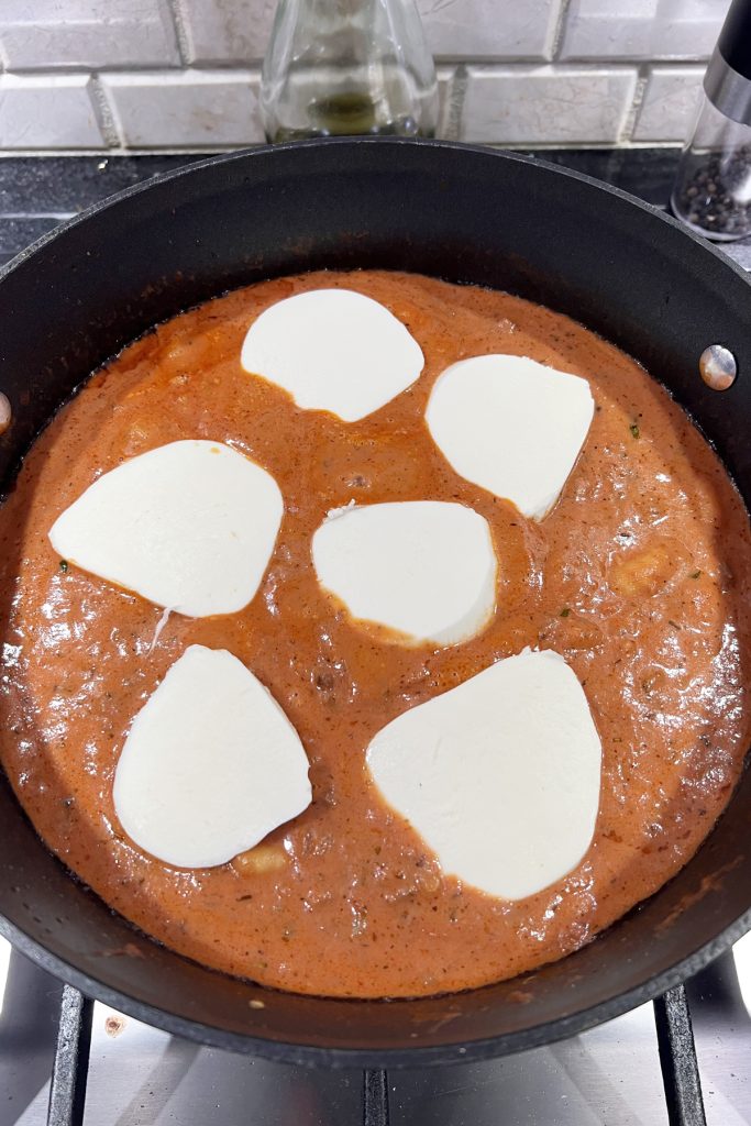 Add mozzarella cheese.