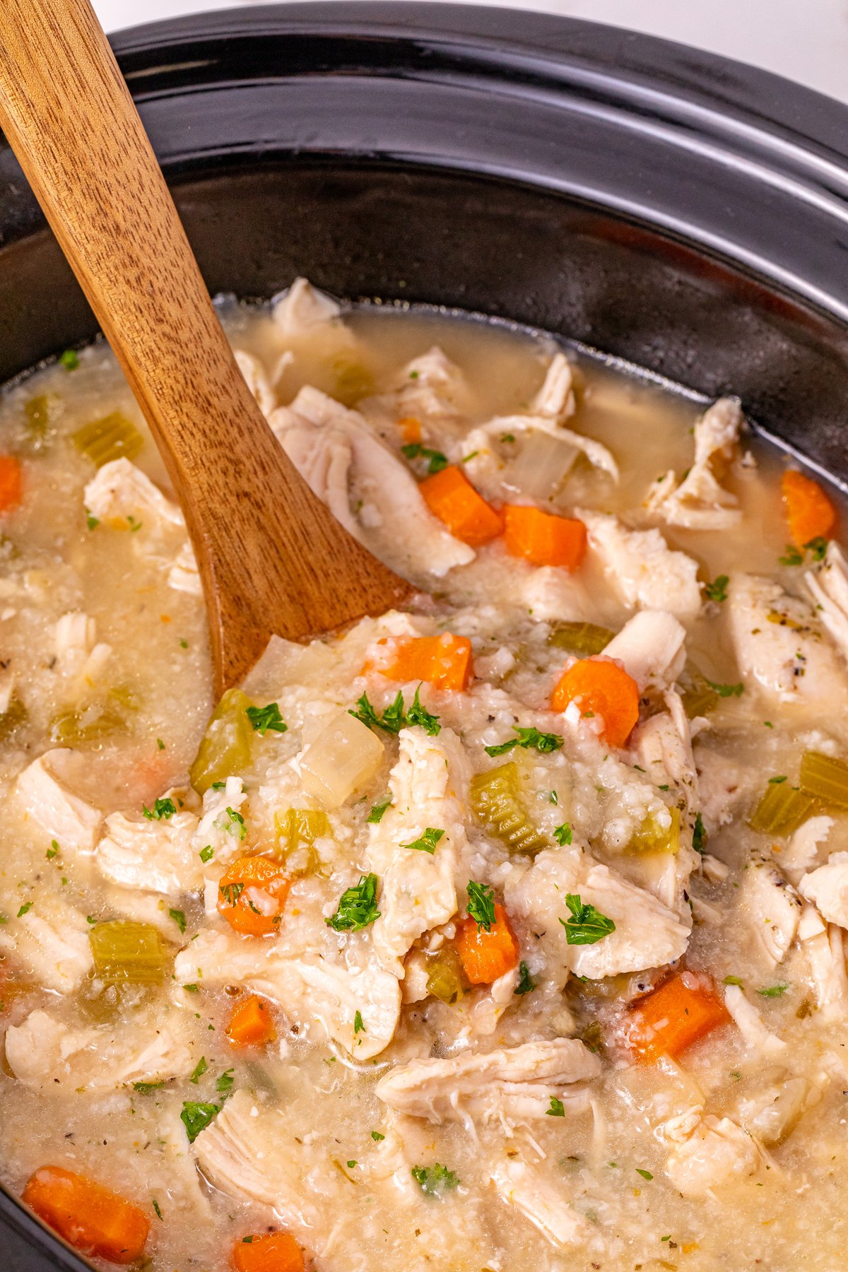Leftover Turkey and Rice Soup