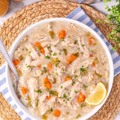 Leftover Turkey and Rice Soup