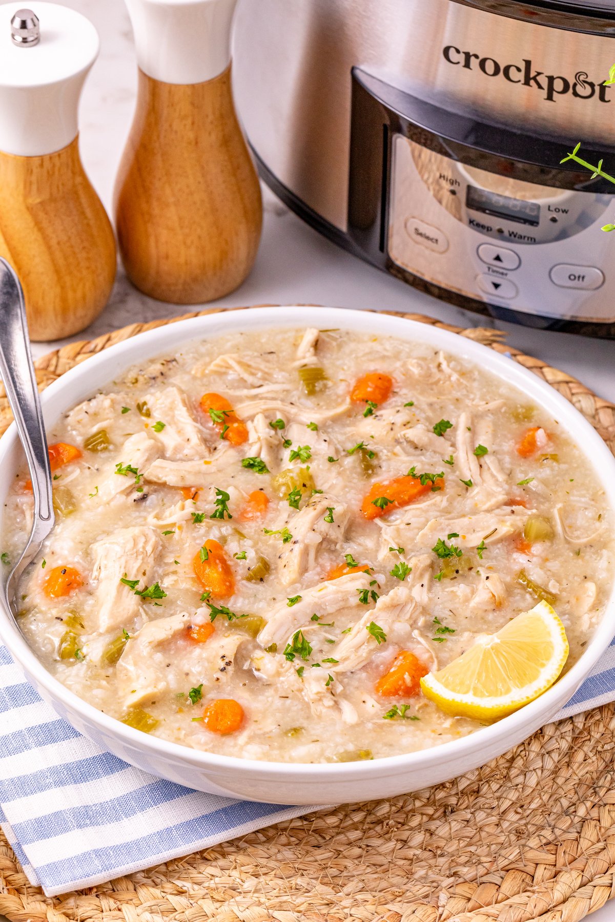 Leftover Turkey and Rice Soup