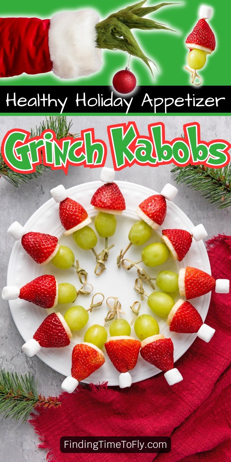Fruit Grinch Kabobs