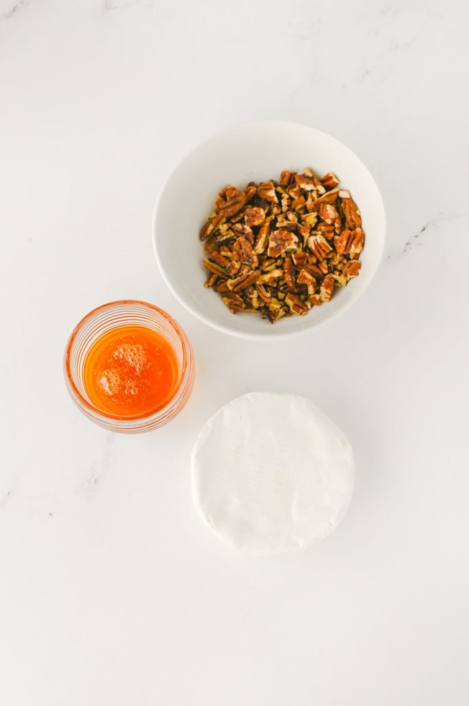 Ingredients for Baked Brie with Honey